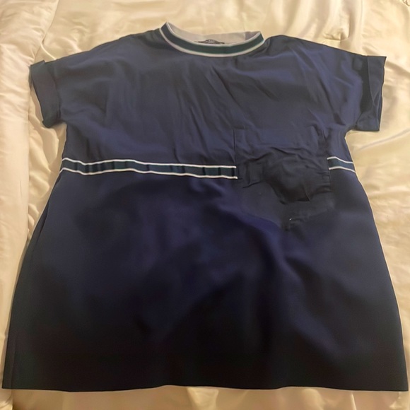 Blue preppy mini dress - Picture 1 of 1